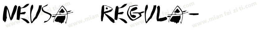 Neusa 3 Regula字体转换